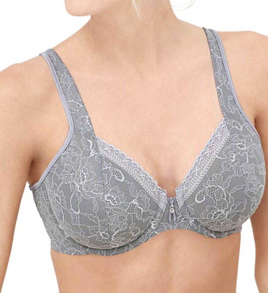 Bali 3446 Satin Tracings Lace Minimizer Bra eBay