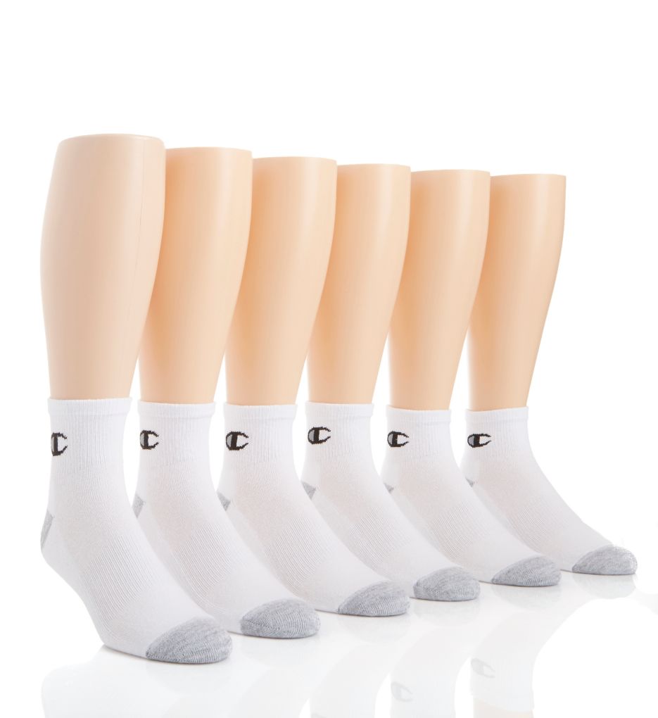 Champion Ch610 Double Dry Performance Ankle Socks 6 Pack Ebay