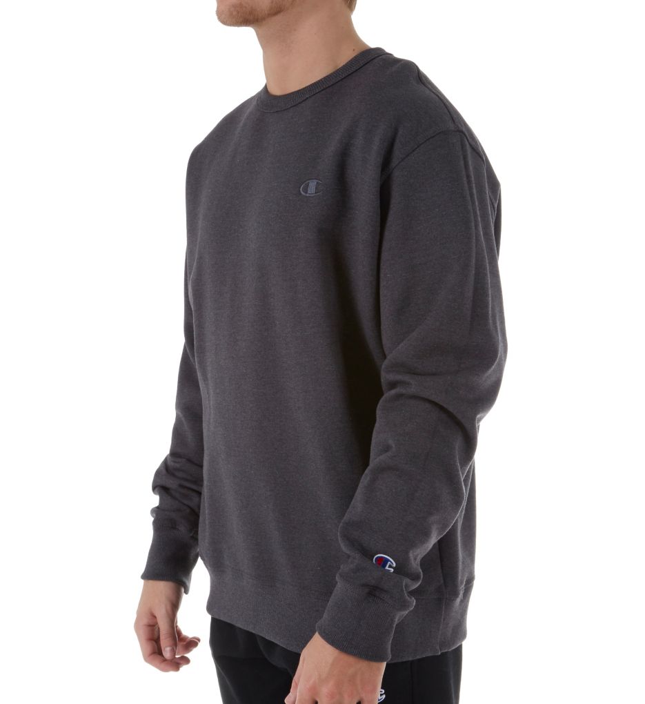 champion crewneck light blue