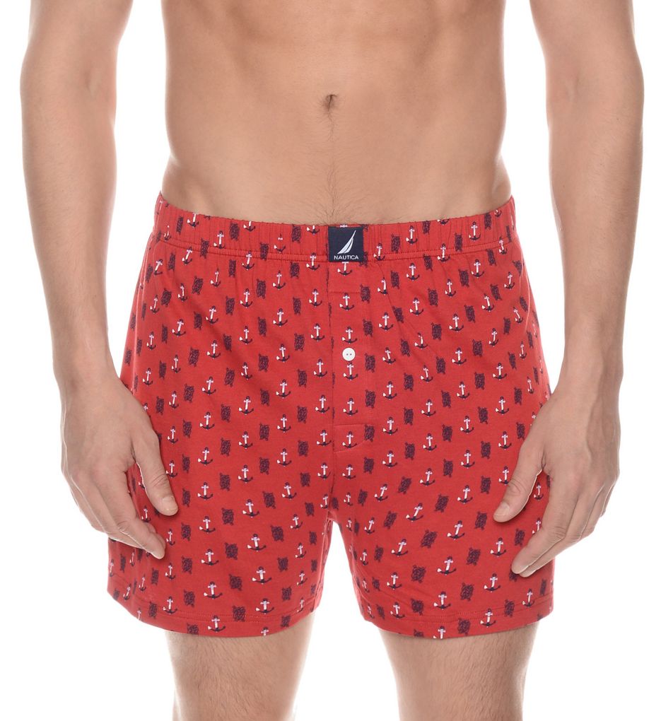 Nautica H60107 100 Cotton Knit Boxer eBay