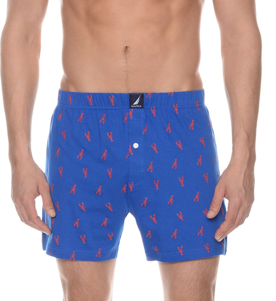 Nautica H60107 100 Cotton Knit Boxer eBay
