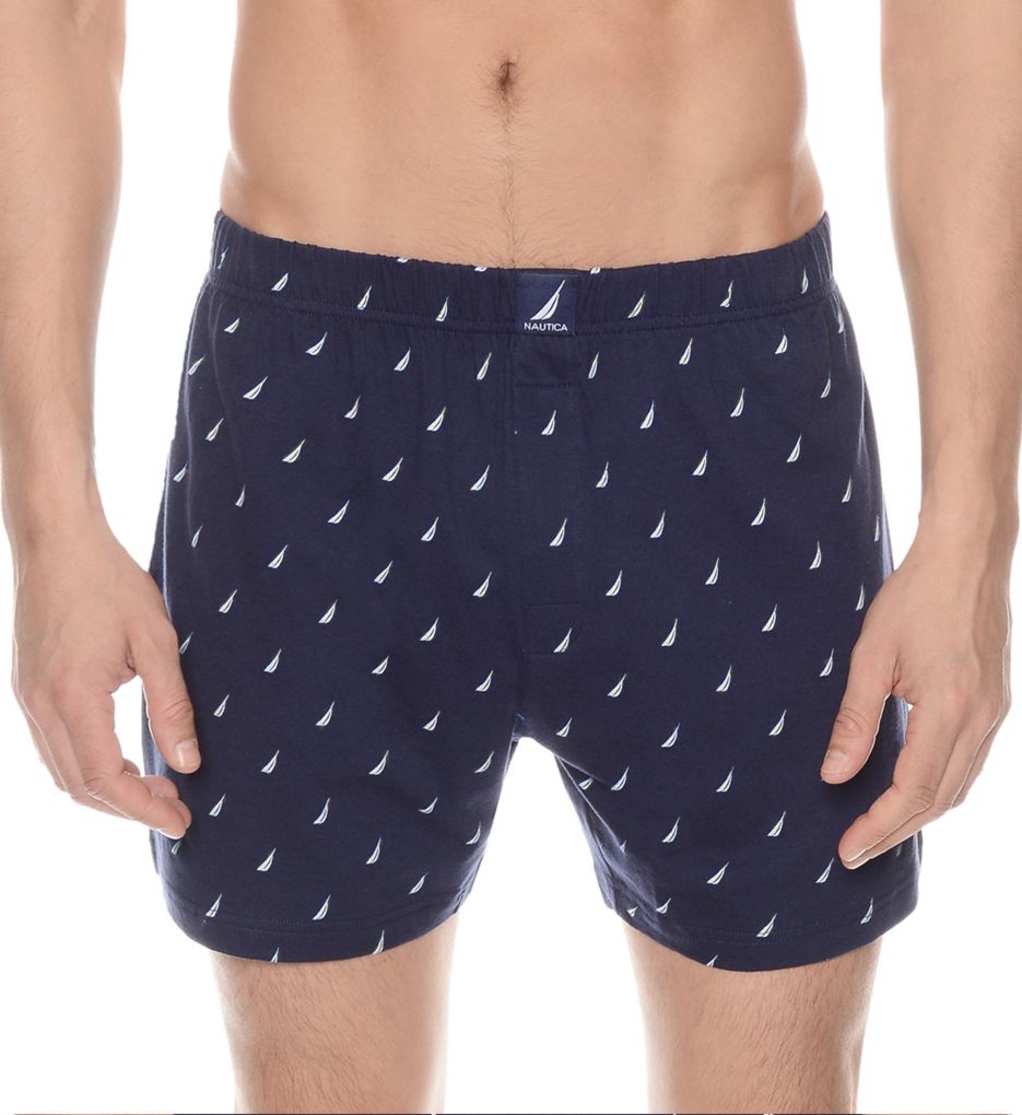 Nautica H60107 100 Cotton Knit Boxer eBay
