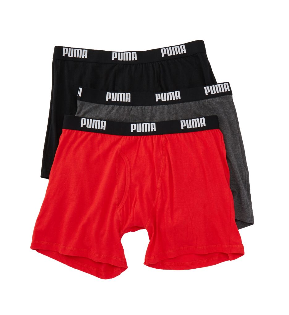 Puma PMCBBF Performance 100 Cotton Boxer Briefs 3 Pack eBay