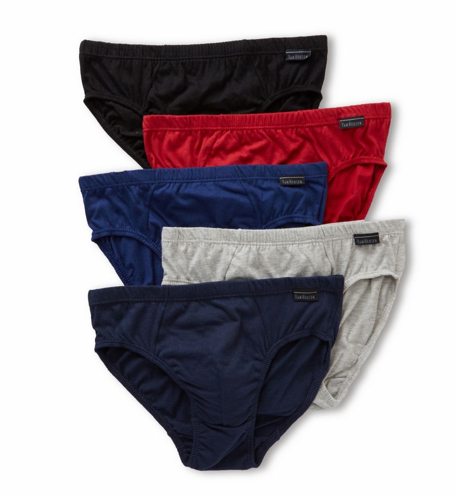 Van Heusen 162PB01 Men's Knit Low Rise Briefs 5 Pack eBay