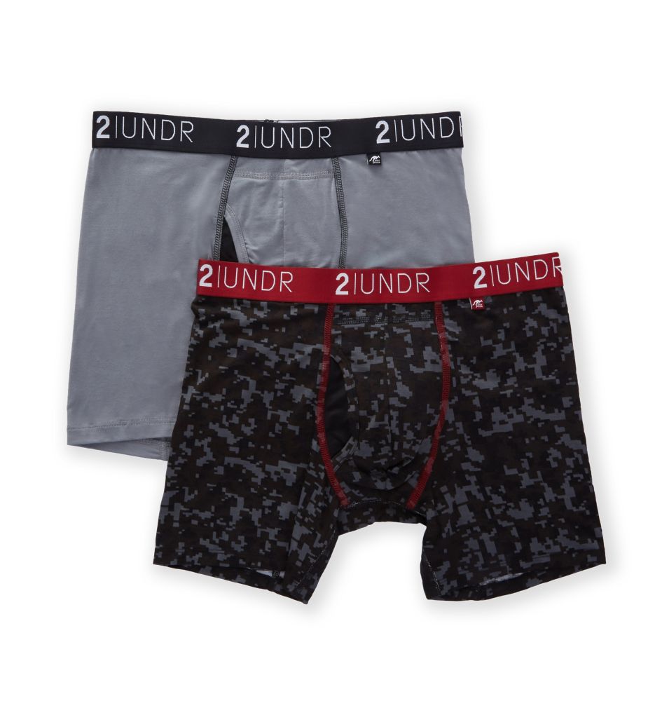 Swing Shift 6 Inch Boxer Brief - 2 Pack-acs