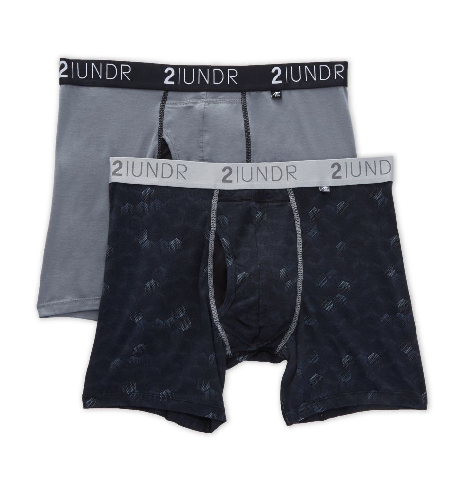 Swing Shift 6 Inch Boxer Brief - 2 Pack-acs