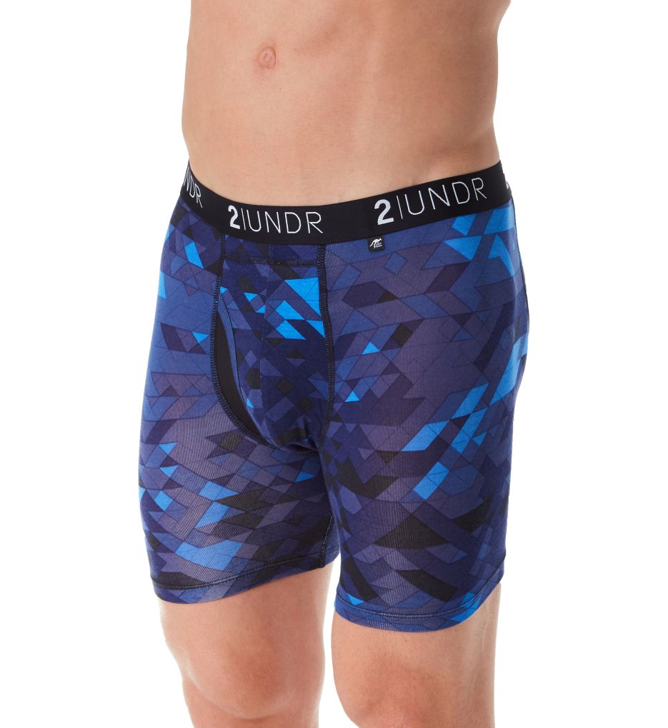 Swing Shift Modal 6 Inch Printed Boxer Brief-acs