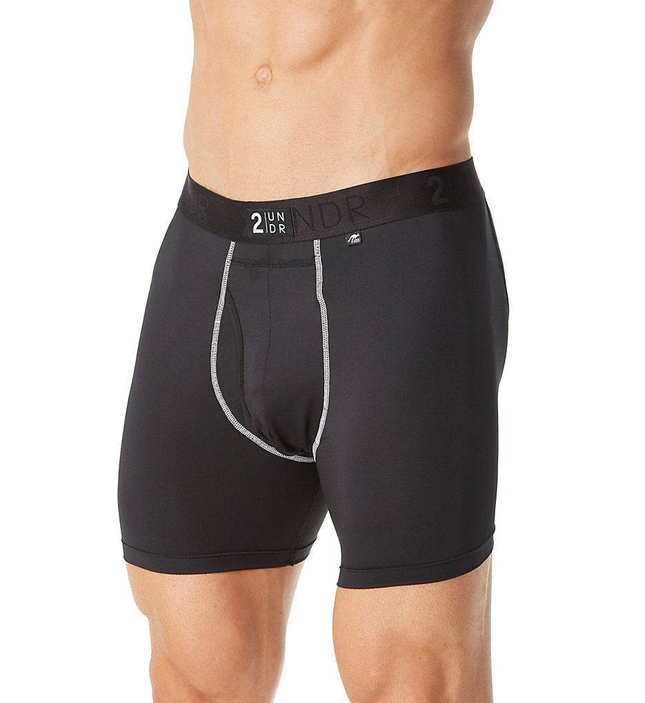 2UNDR 2U04BB Power Shift Maximum Performance Boxer Briefs (Black)