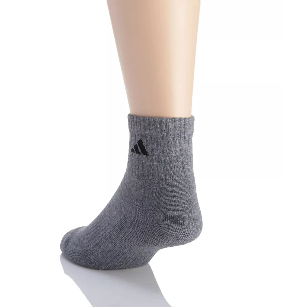 Athletic Quarter Socks - 6 Pack HGBLK L