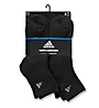Adidas Athletic Quarter Socks - 6 Pack 101640 - Image 1
