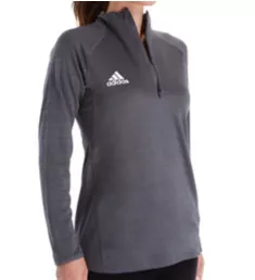 Climalite Game Mode Performance 1/4 Zip Grey Five Melange S