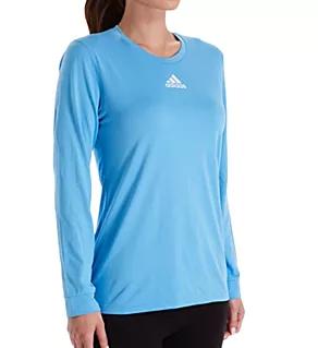 Creator Climalite Long Sleeve Crew Neck Tee Light Blue 3X
