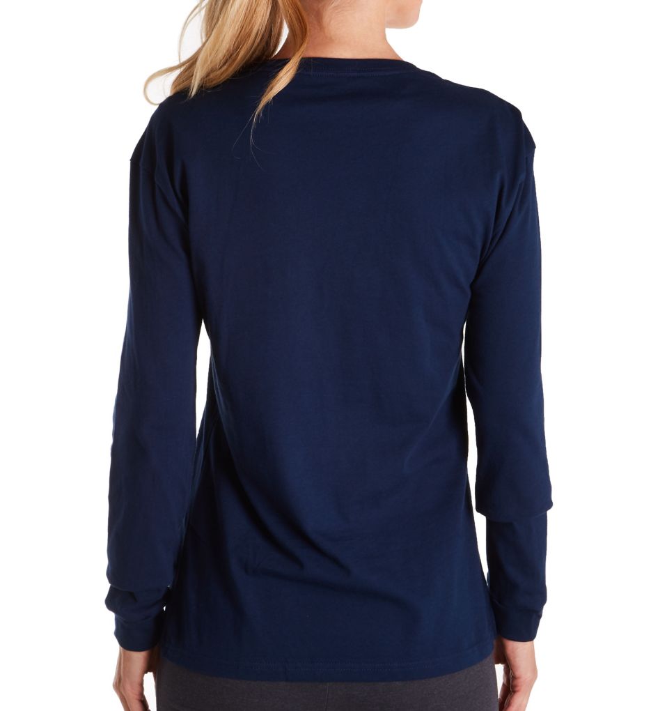 Amplifier Cotton Long Sleeve Crew Neck Tee-bs