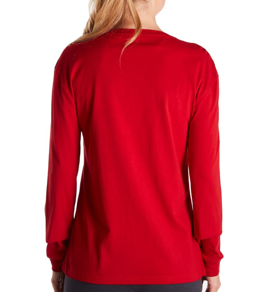 Amplifier Cotton Long Sleeve Crew Neck Tee-bs