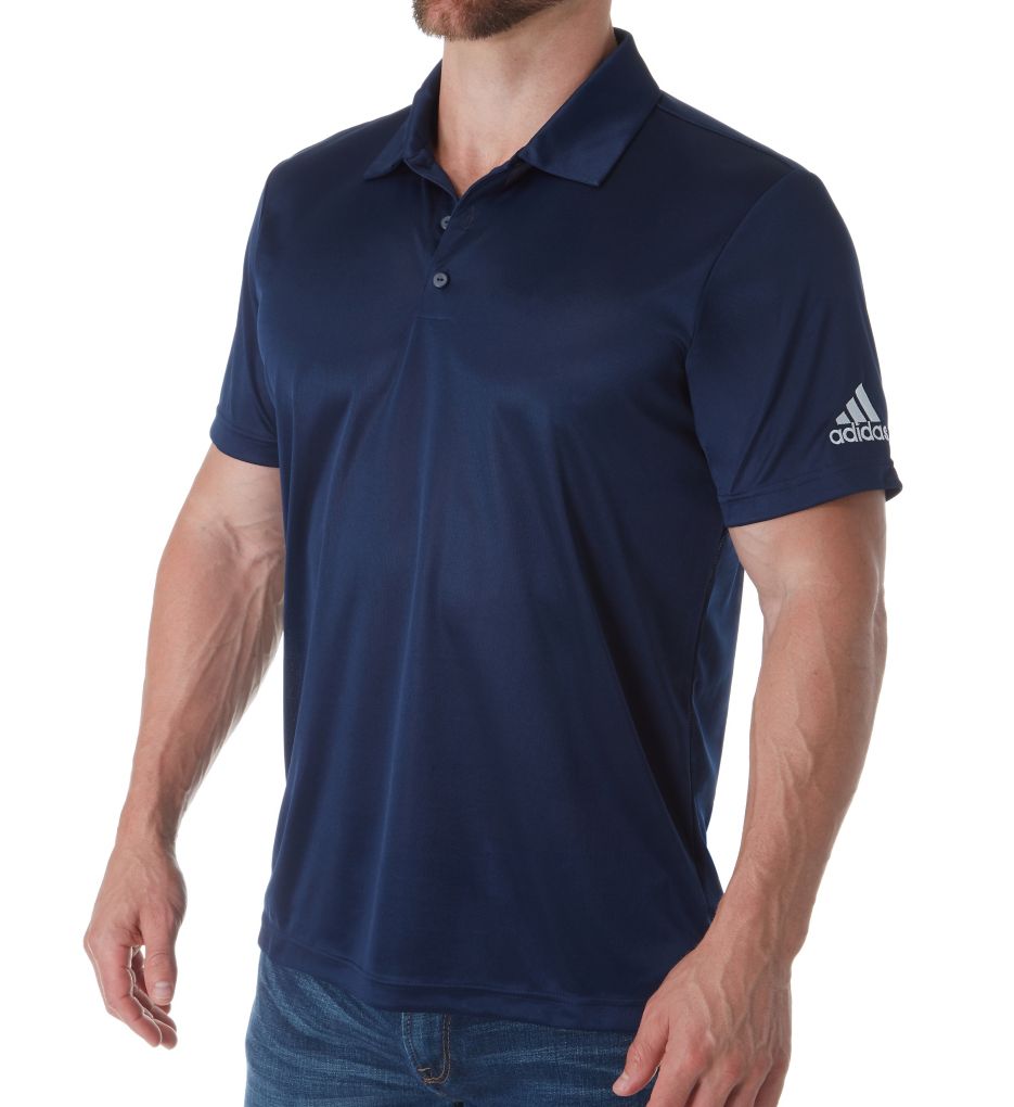 Climalite Relaxed Fit Grind Polo Shirt Collegiate Navy/White S by