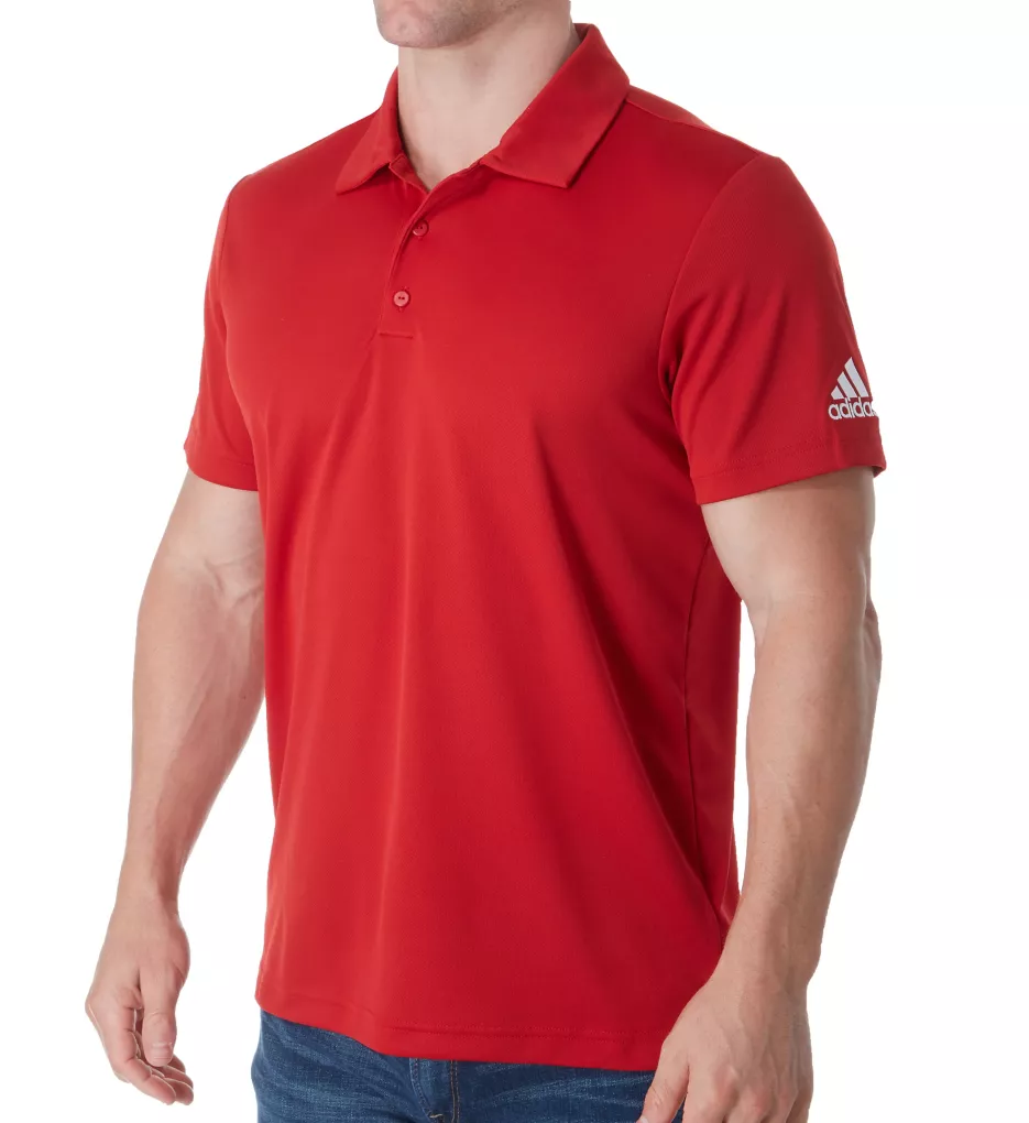 Climalite Relaxed Fit Grind Polo Shirt Power Red/White S