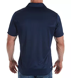 Climalite Relaxed Fit Grind Polo Shirt Collegiate Navy/White 4XL