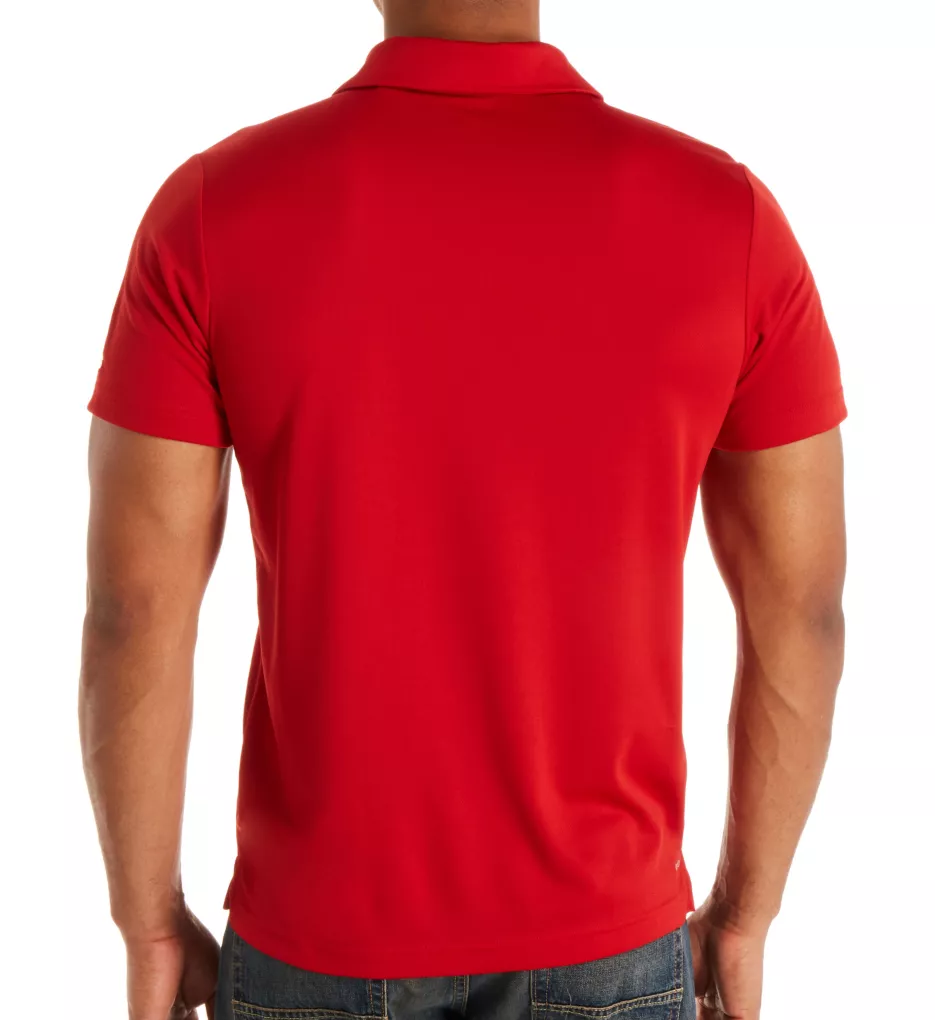 Climalite Relaxed Fit Grind Polo Shirt Power Red/White S