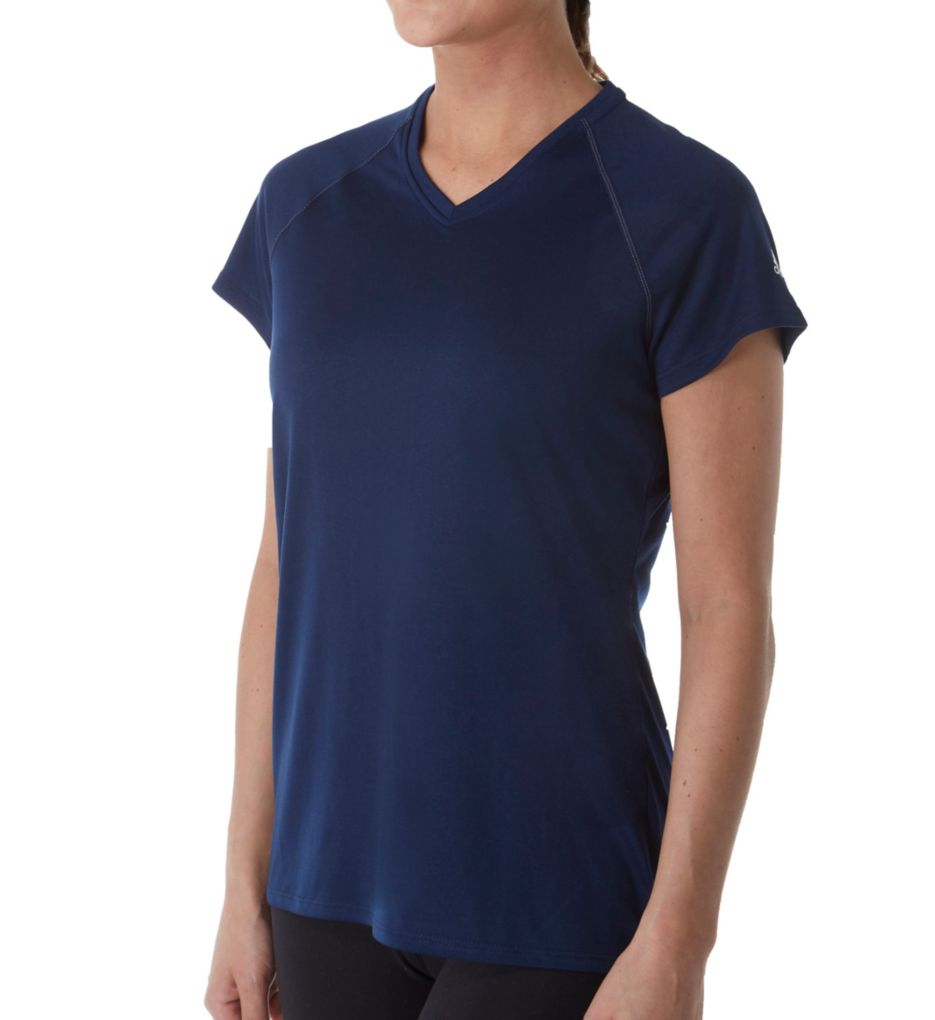 Climalite Short Sleeve V-Neck T-Shirt-acs