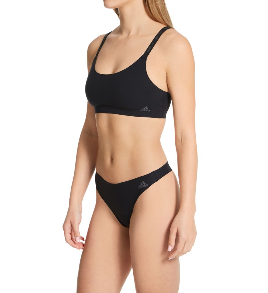 adidas Women's Micro-Stretch Lounge Bra—Seamless Comfort & Support