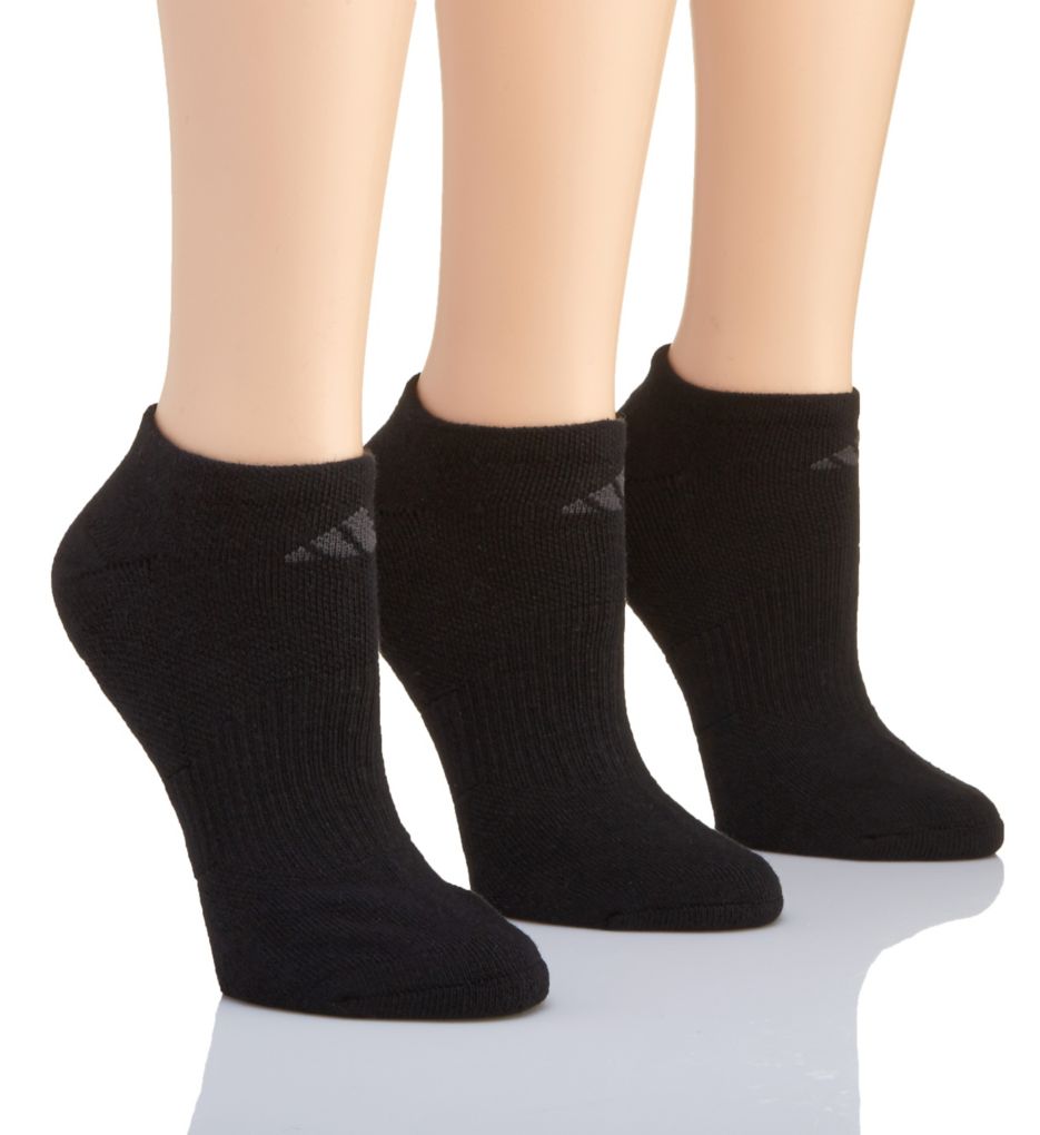 Cushioned Variegated No Show Sock - 3 Pack-acs