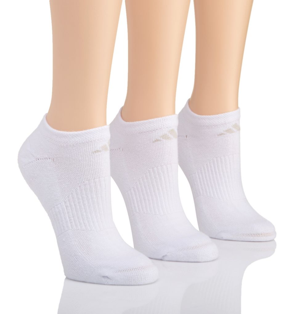 Cushioned Variegated No Show Sock - 3 Pack-acs