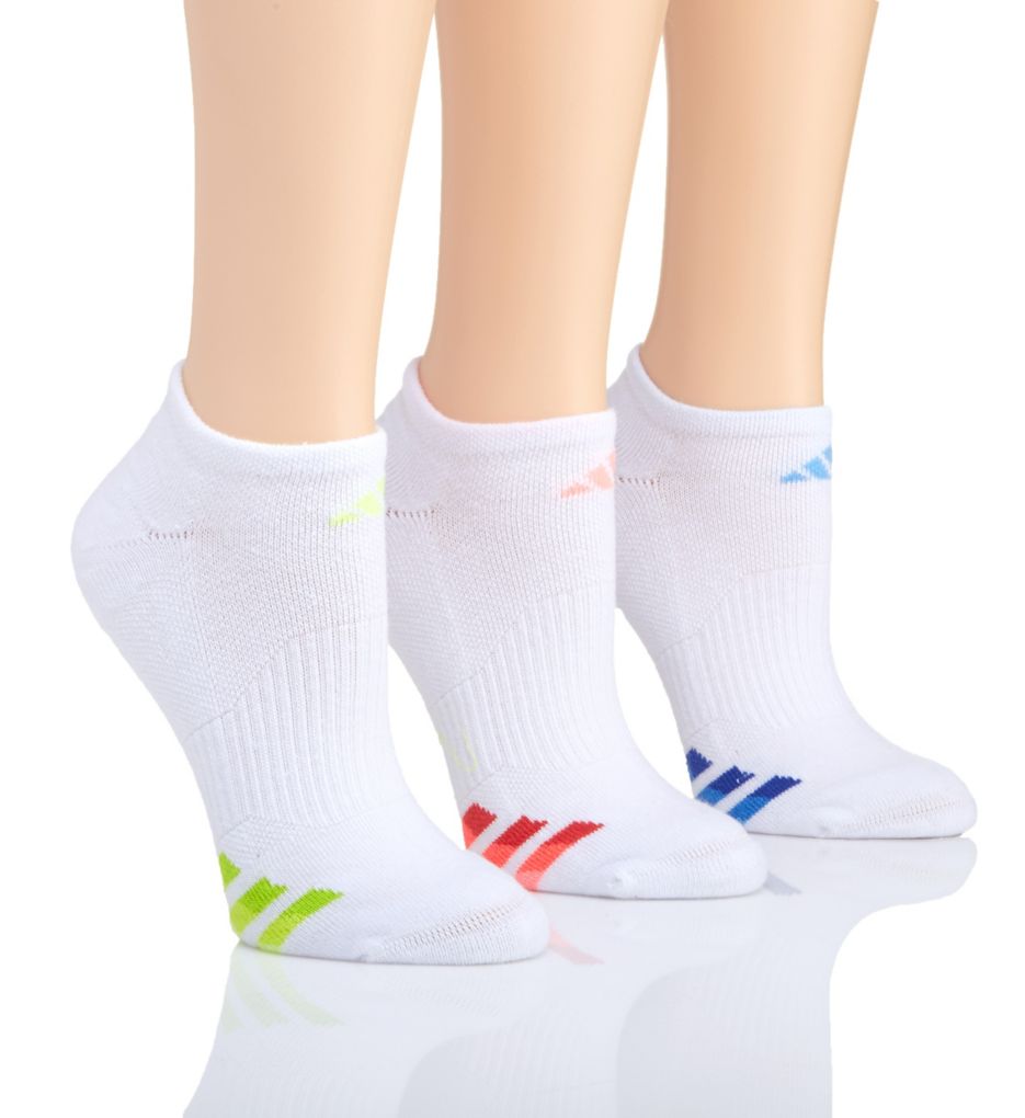 Cushioned Variegated No Show Sock - 3 Pack-acs