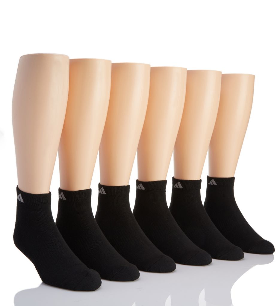 Extended Size Athletic Low Cut Socks - 6 Pack-acs