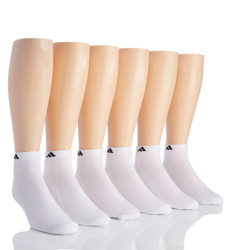 Extended Size Athletic Low Cut Socks - 6 Pack-acs