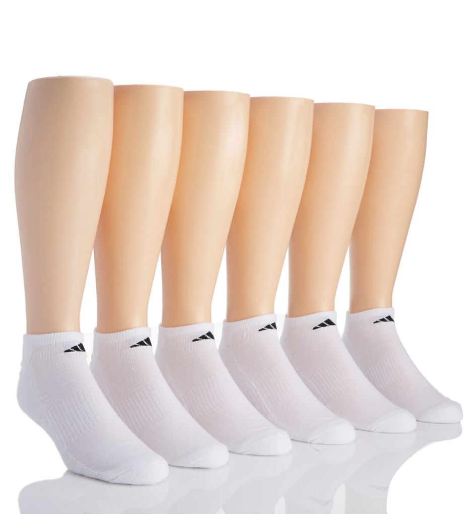 Extended Size Athletic No Show Socks - 6 Pack-acs