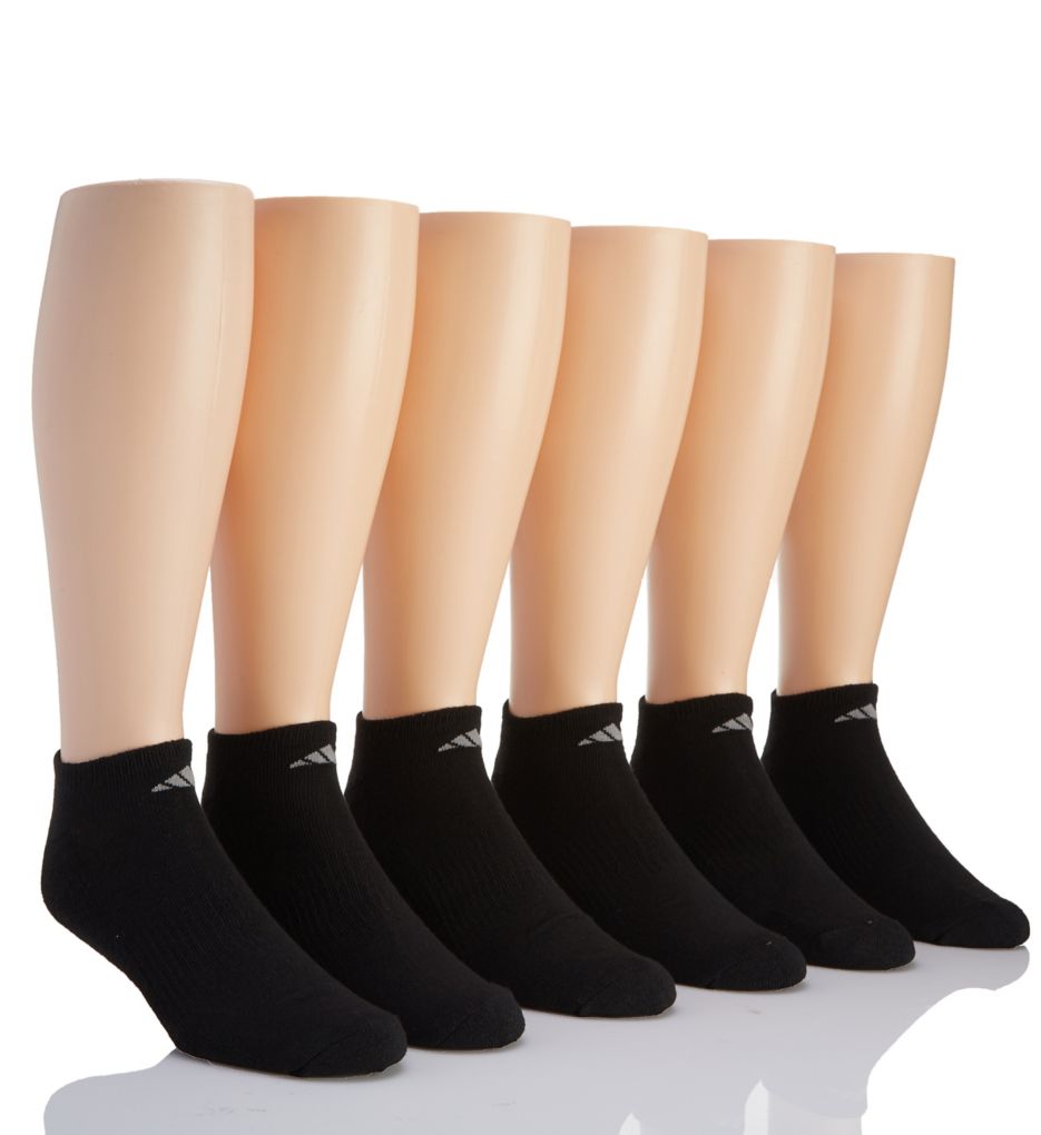 Extended Size Athletic No Show Socks - 6 Pack-gs