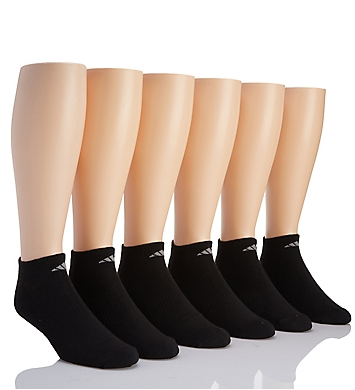 Adidas Extended Size Athletic No Show Socks - 6 Pack