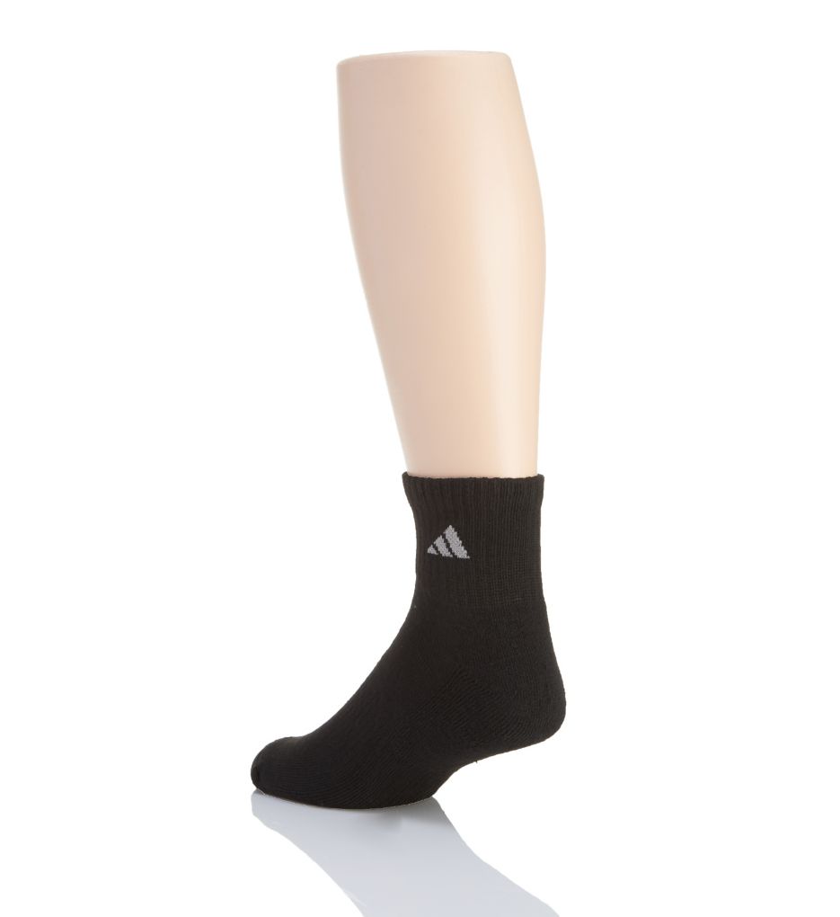 Extended Size Athletic Quarter Socks - 6 Pack-bs