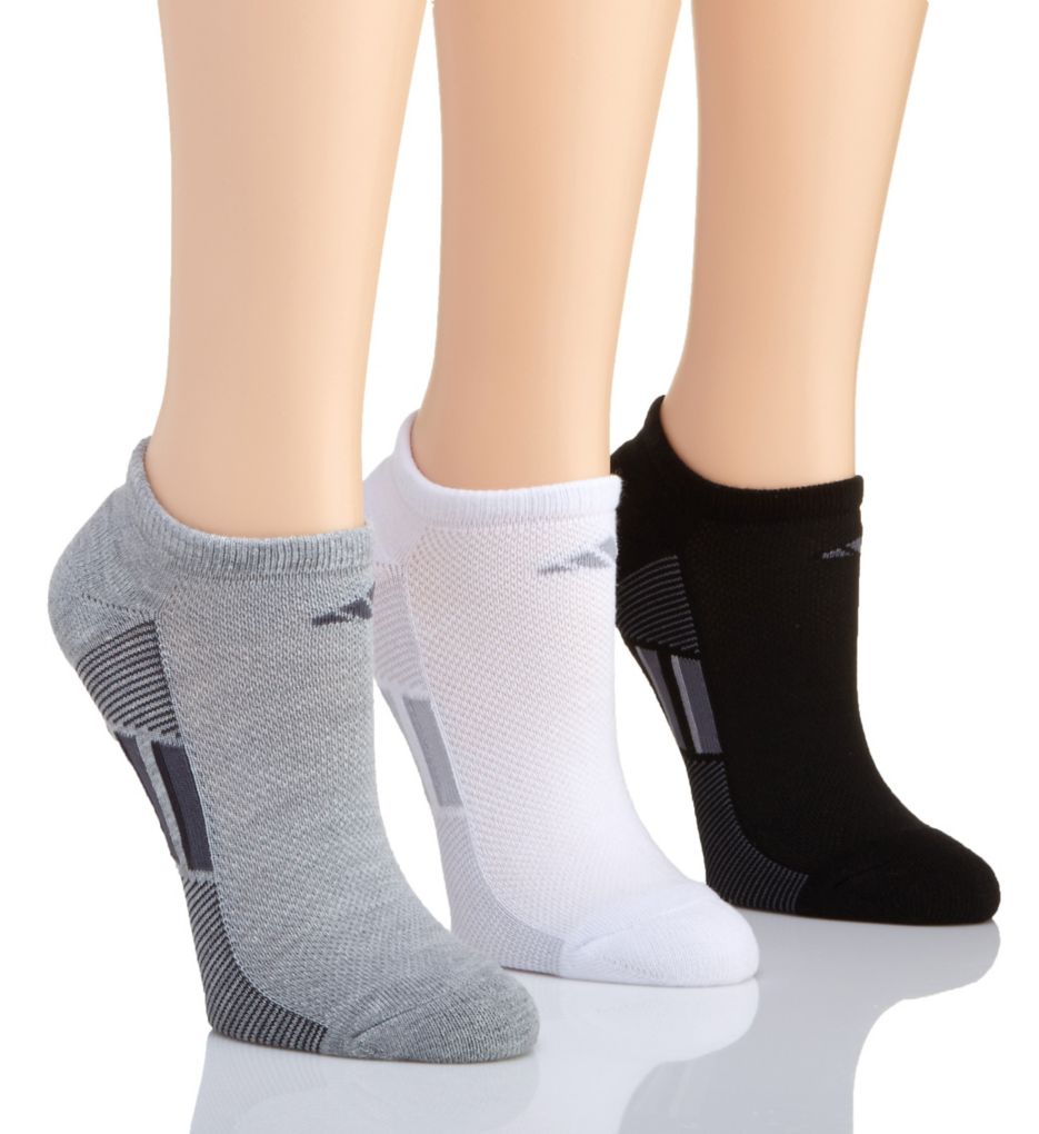 Climacool Superlite Stripe No Show Sock - 3 Pack-acs