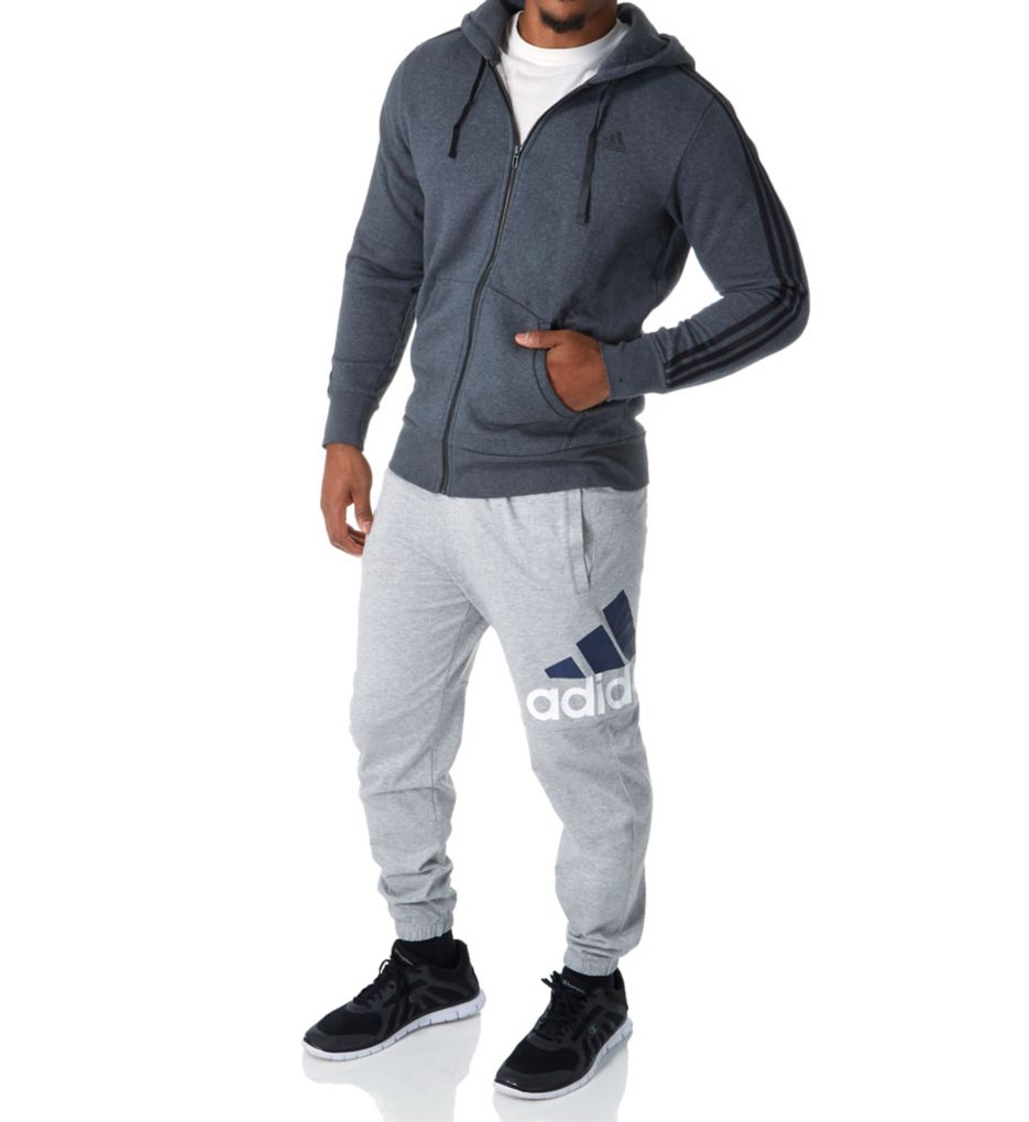 Essentials 3 Stripes Fleece Hoody-cs2