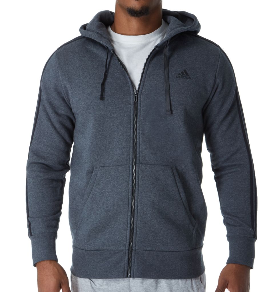 Essentials 3 Stripes Fleece Hoody-fs