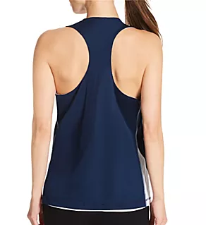Mesh Pinnie Reversible Sports Tank Top Collegiate Navy XS