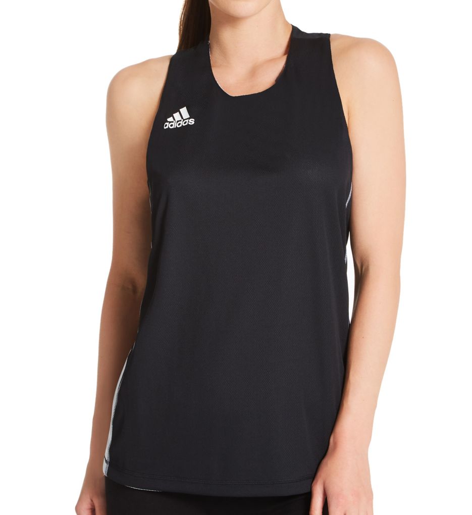 Mesh Pinnie Sports Tank-fs