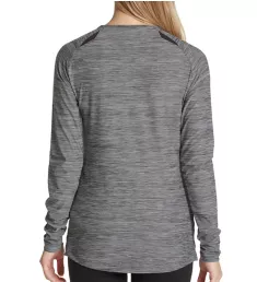 HILO Jersey Long Sleeve Crew Neck Tee Black/White S