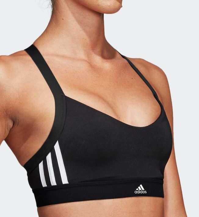 Climalite All Me Low Impact 3-Stripes Sports Bra-acs