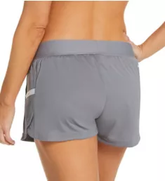 Running Split Short With Brief Grey/White 2X