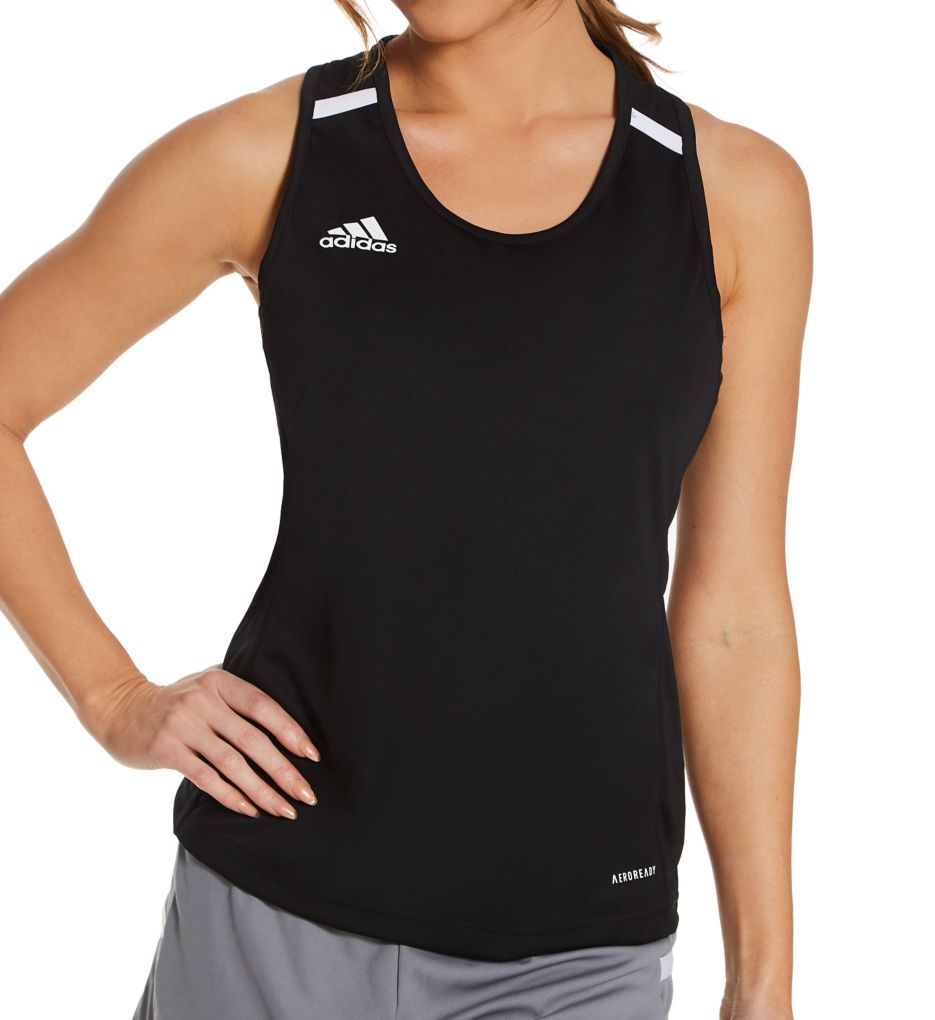 Adidas Team 19 Tank Top Black/White XL  - Image 1