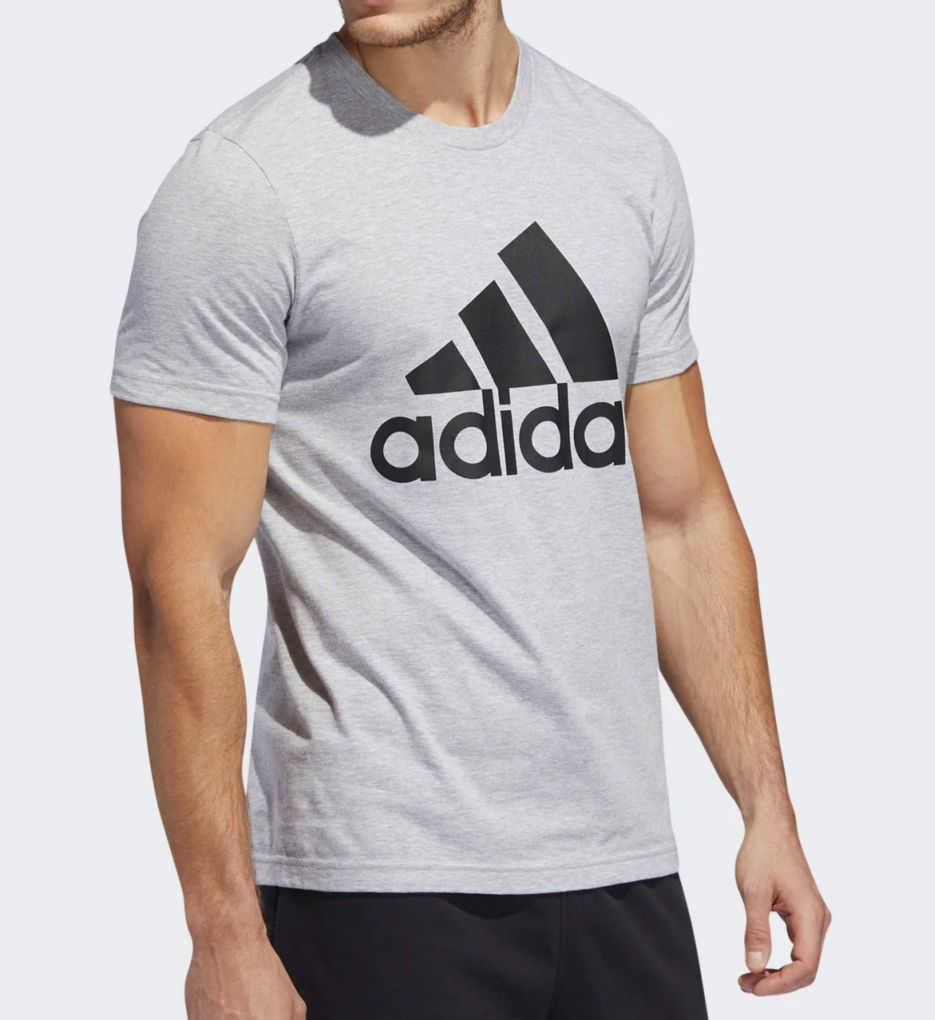 grey and white adidas t shirt