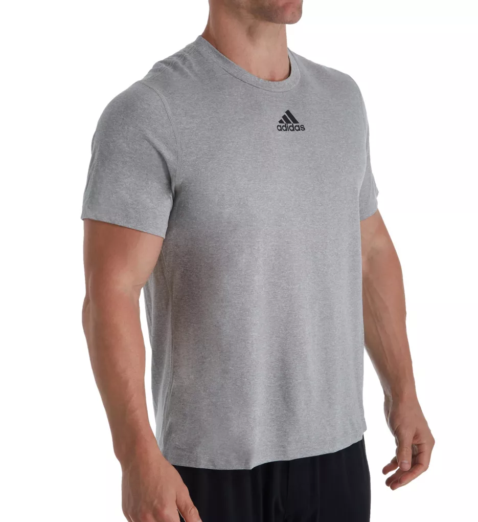 Adidas Ultimate ClimaLite T-Shirt Grey Large Affordable Designer Brands