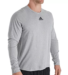 Climalite Creator Long Sleeve T-Shirt Medium Grey Heather 2XL