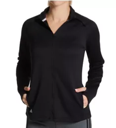 Textured Layer Full Zip Jacket Black L