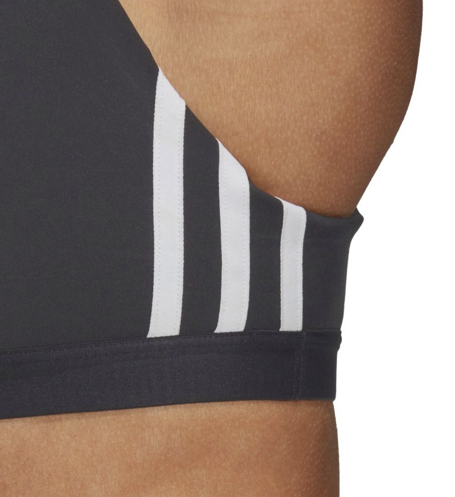 All Me 3 Stripe Sports Bra Black XL by Adidas