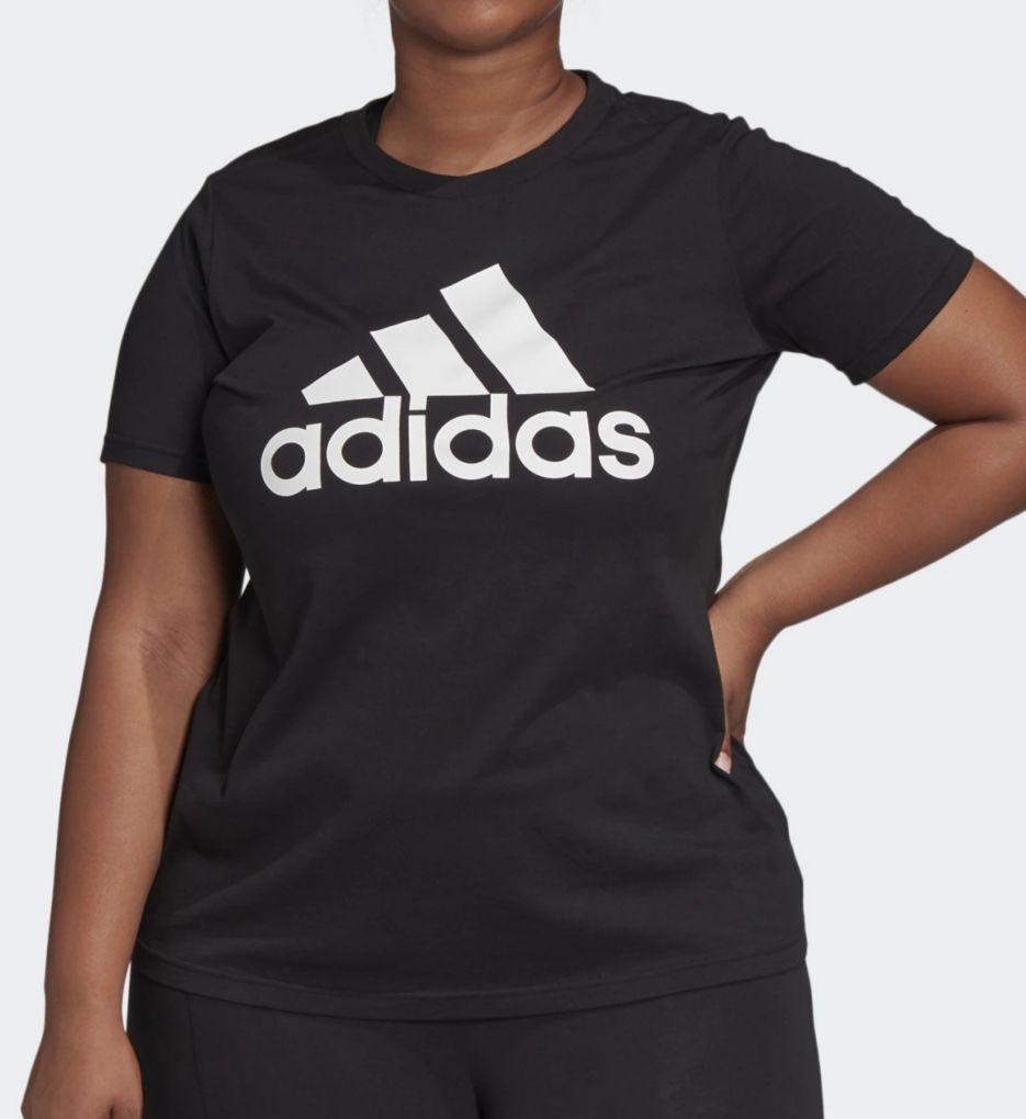 Plus Size Badge of Sport Cotton Tee-fs