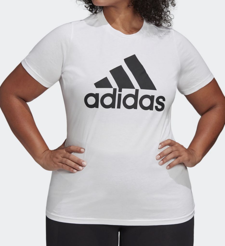 Plus Size Badge of Sport Cotton Tee-fs