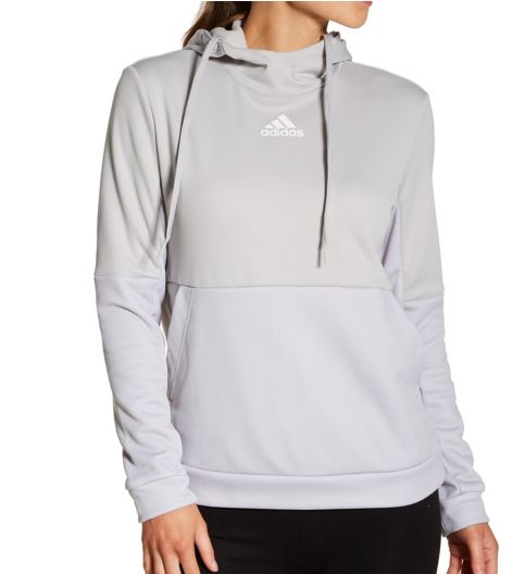 FQ0134 Adidas Team Issue Pullover Women s Casual Grey White 2XL Gray